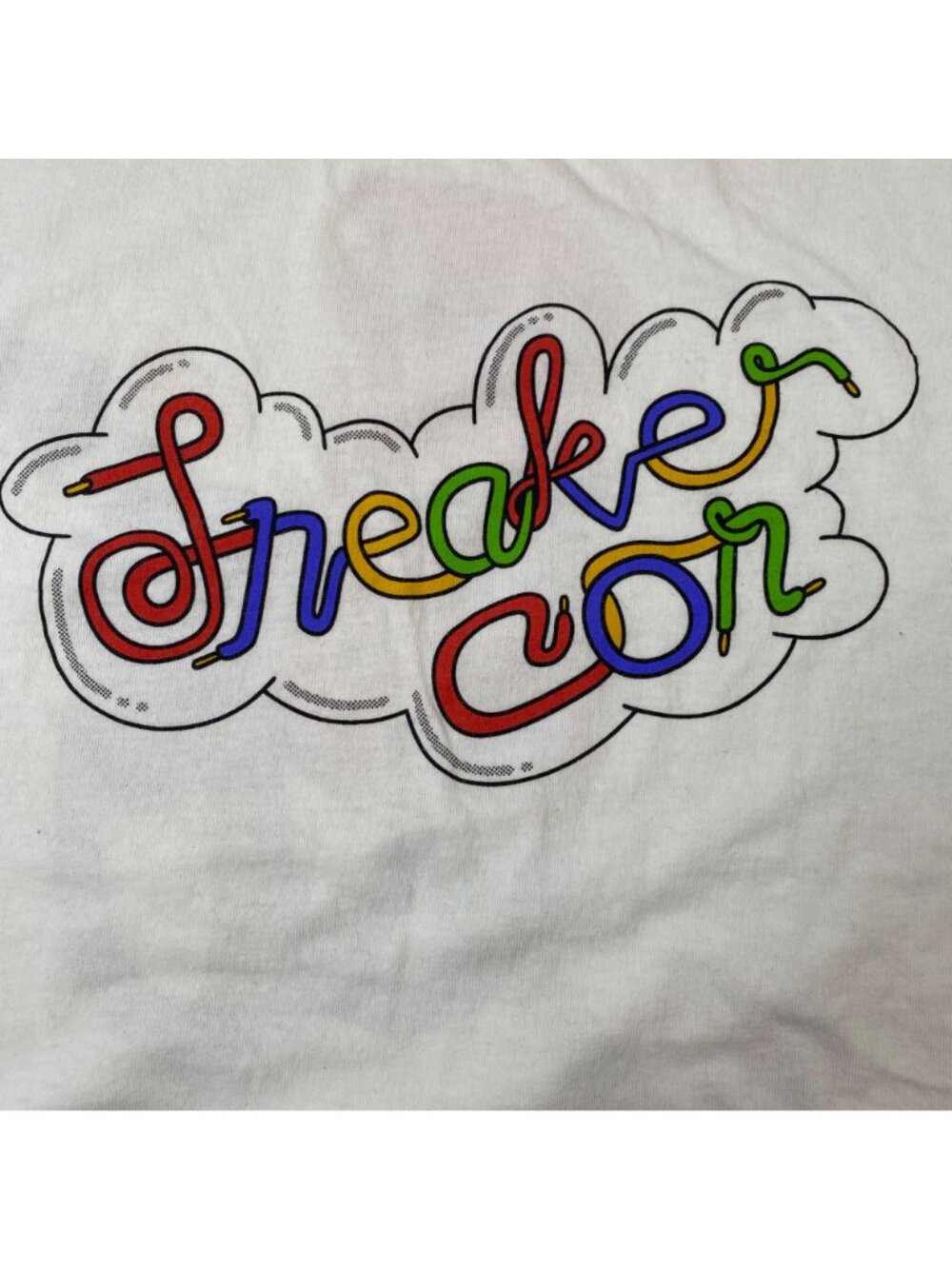 Sneaker Con eBay Staff T-Shirt White Graphic T-Shirt eBayana Size Medium